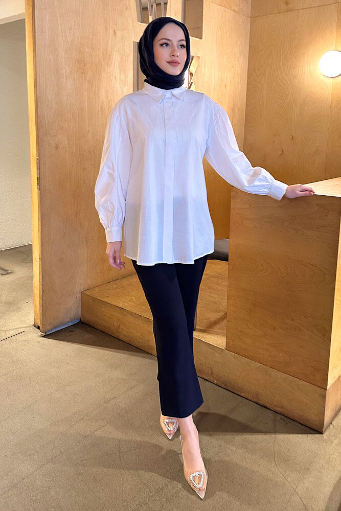 Beyaz Renk ile Oluşturabileceğiniz Tesettür Kombinleri