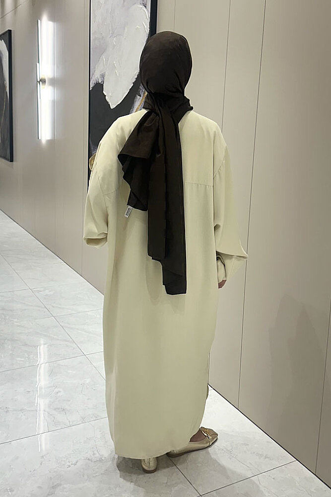 Alden Krep Şık Tunik - Bej - ENMA (5)