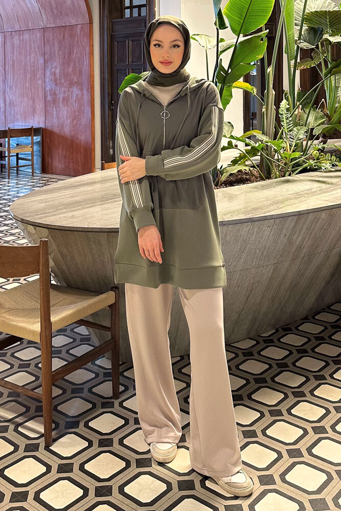 Alix Sweat - Haki - 4