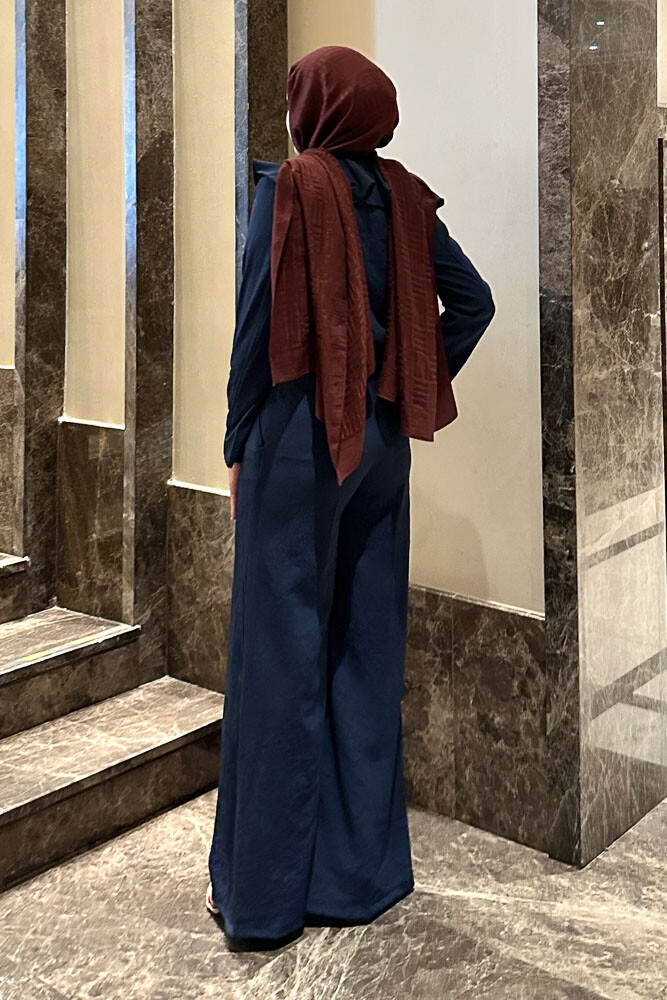 Aller Yakalı Pantolon Takım - Lacivert - 8