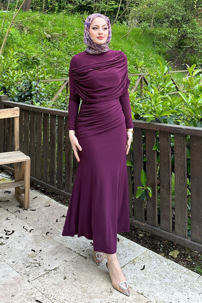 Anya Elbise - Mürdüm - 6