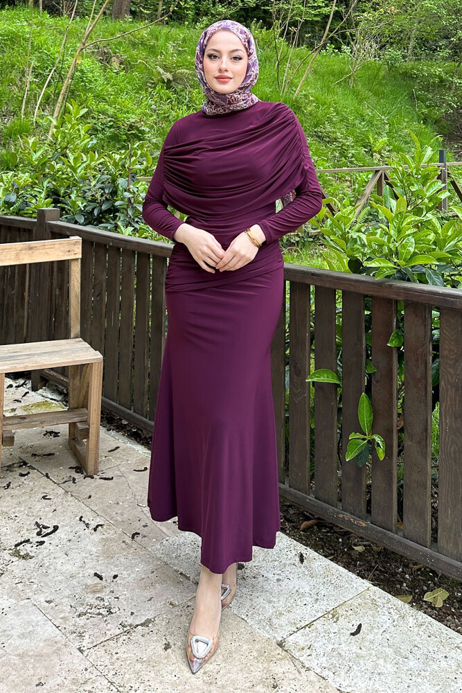 Anya Elbise - Mürdüm - 4