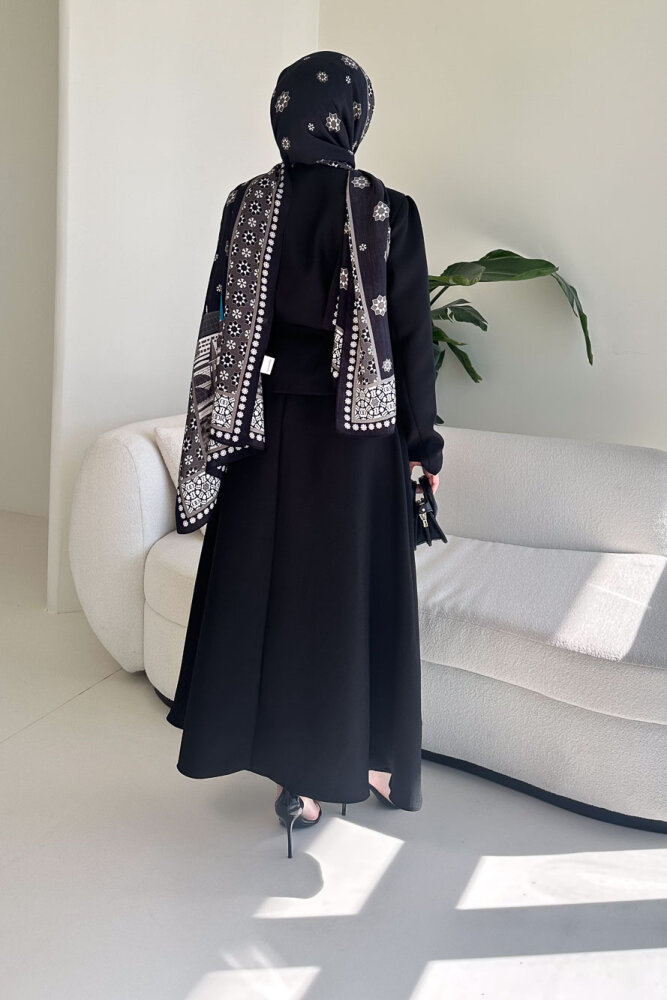 Aurellia Etekli Takım - Siyah - 8