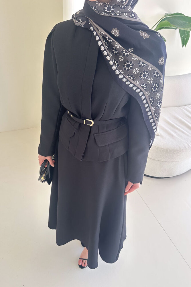 Aurellia Etekli Takım - Siyah - 3