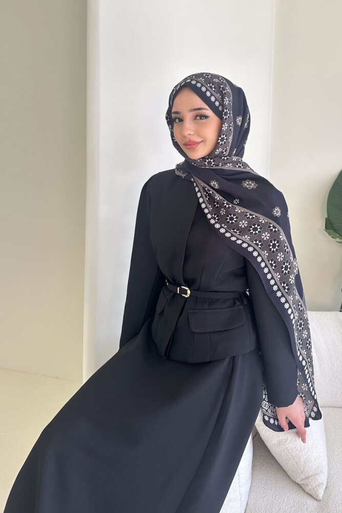 Aurellia Etekli Takım - Siyah - 2