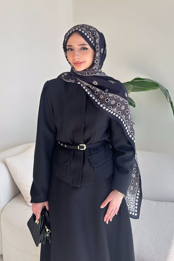 Aurellia Etekli Takım - Siyah - 5