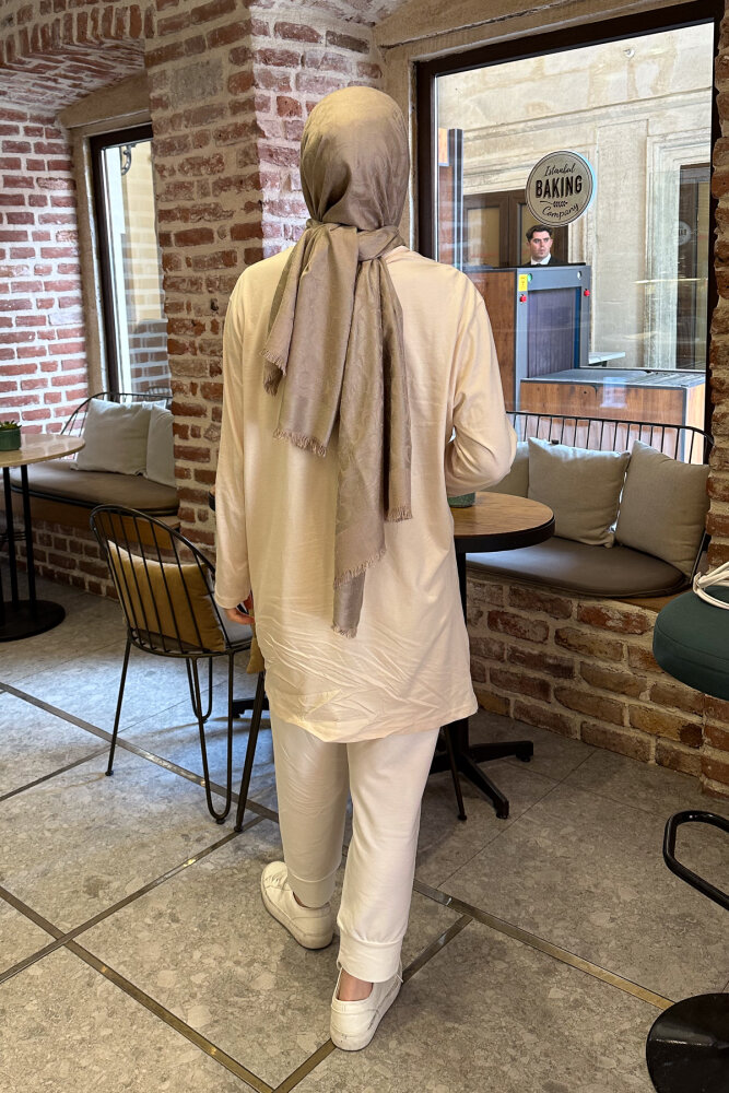 Basic Of Oven Sweat - Bej - 8