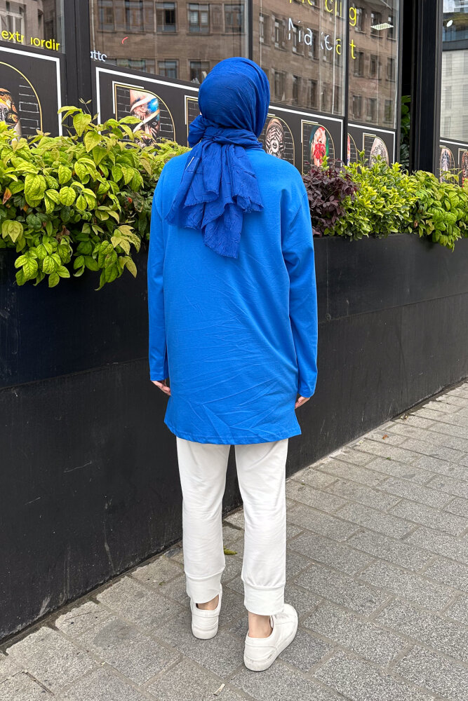 Basic Of Oven Sweat - Mavi - 6