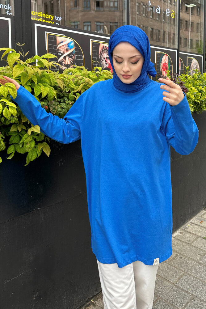 Basic Of Oven Sweat - Mavi - 8