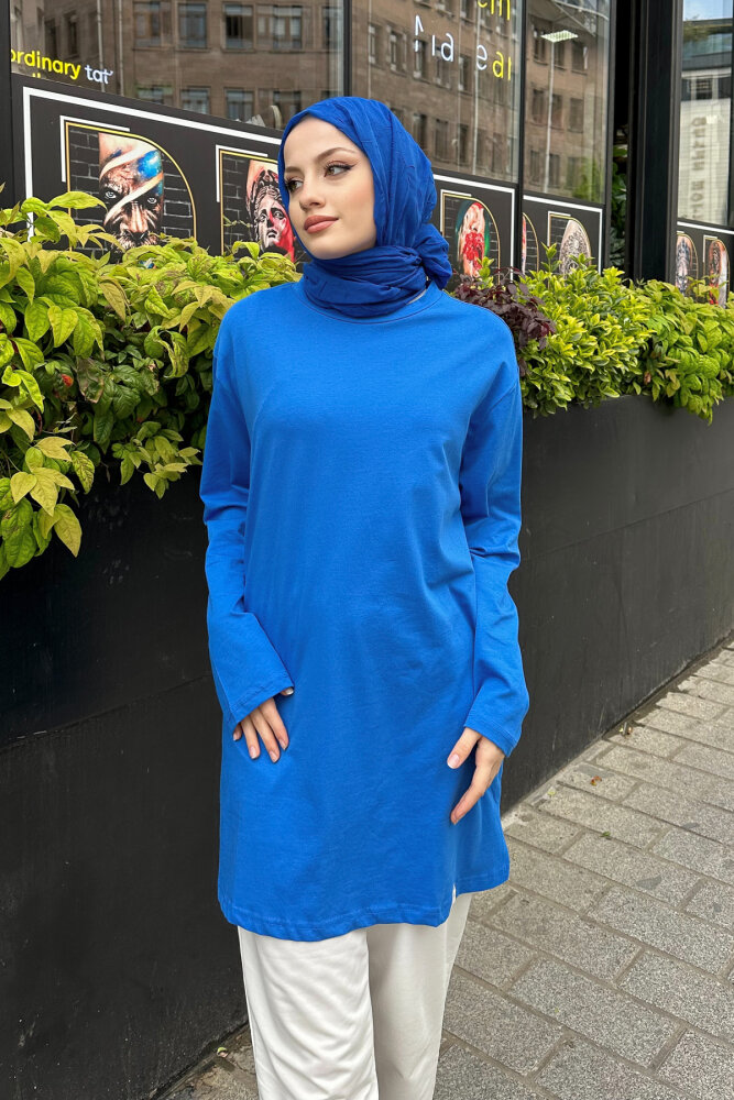 Basic Of Oven Sweat - Mavi - 2