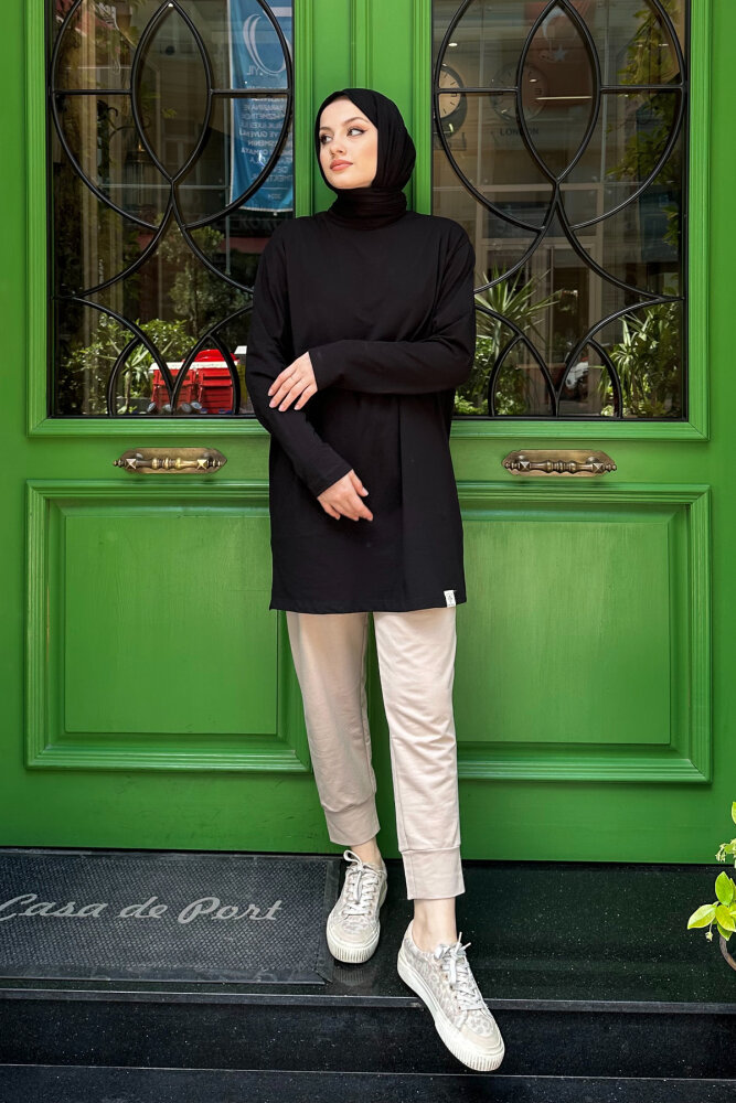 Basic Of Oven Sweat - Siyah - 6