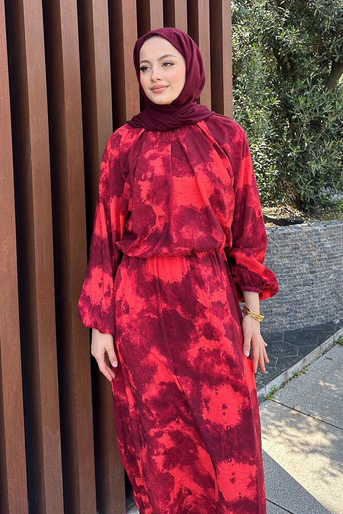 Batik Desen Takım - Bordo - 7