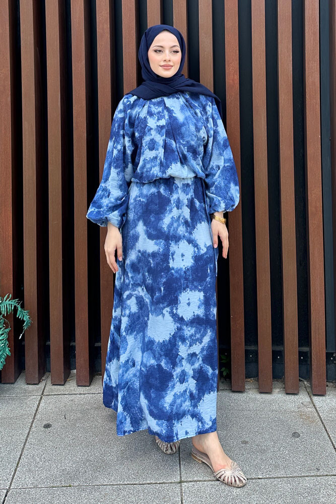 Batik Desen Takım - Mavi - 4