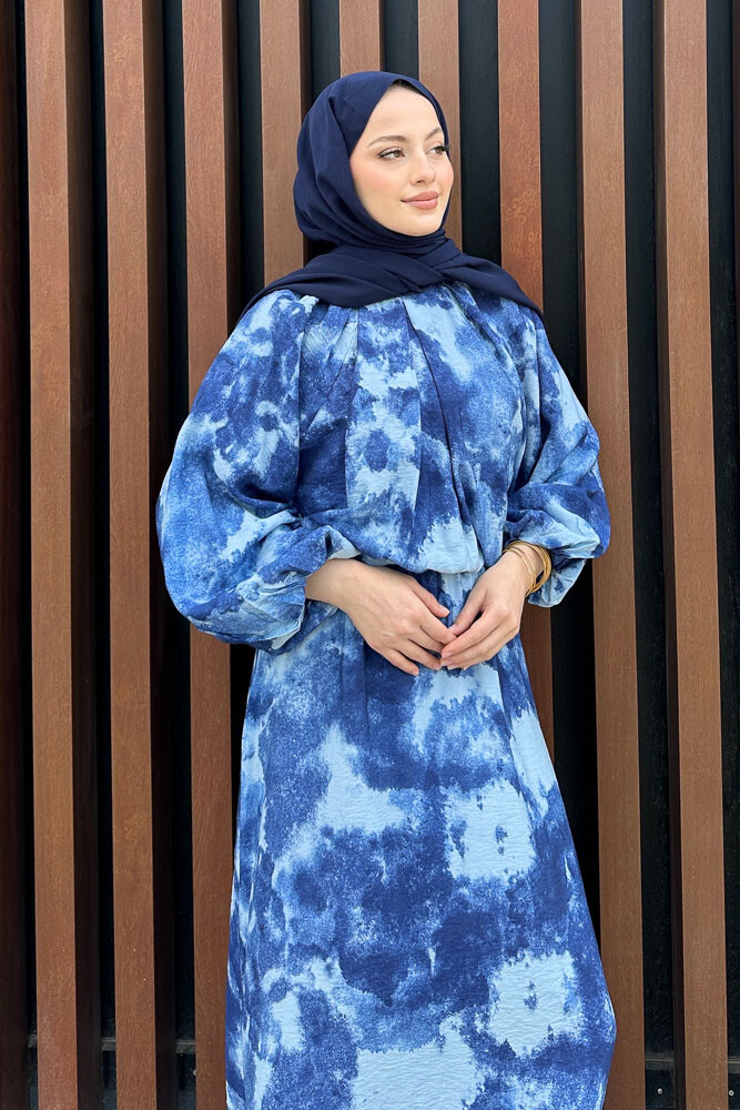 Batik Desen Takım - Mavi - 5