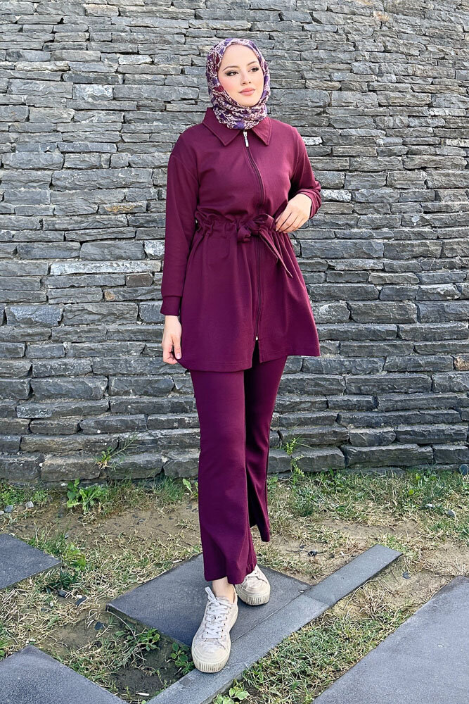 Beli Büzgülü Spor Takım - Bordo 