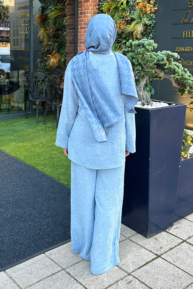 Bertie Kimono Takım - Mavi - 8
