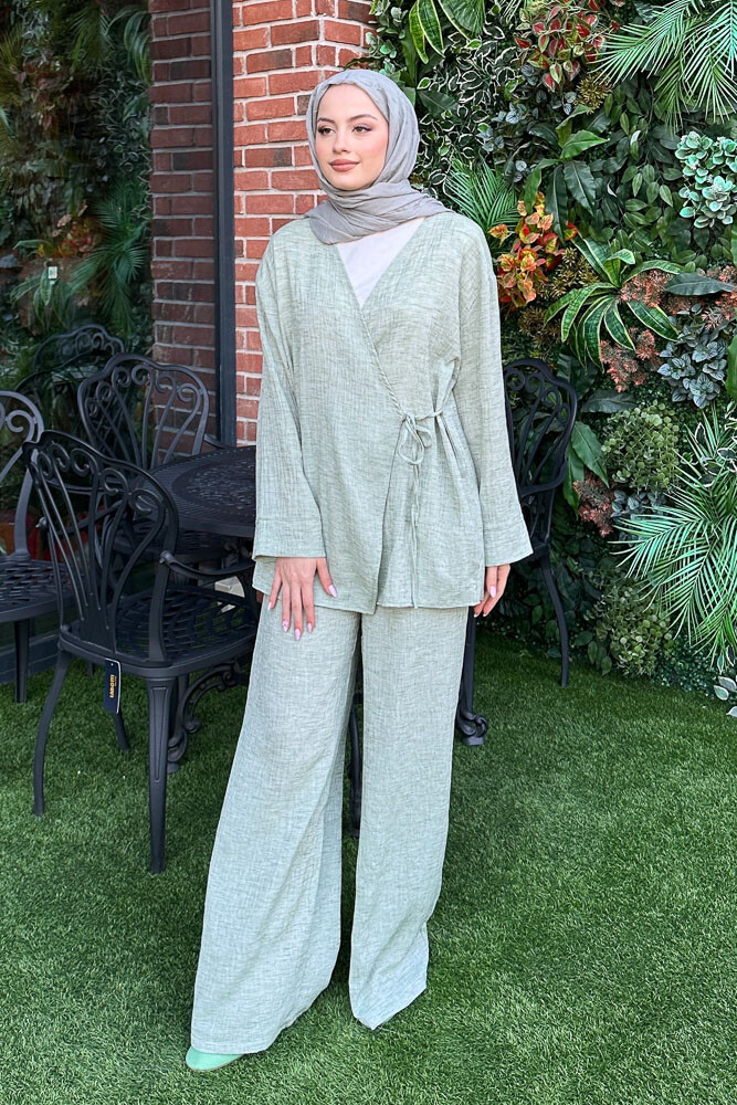 Bertie Kimono Takım - Yeşil - 7