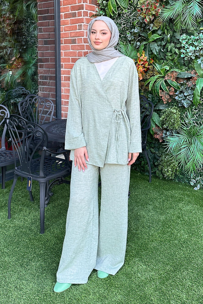 Bertie Kimono Takım - Yeşil - 5