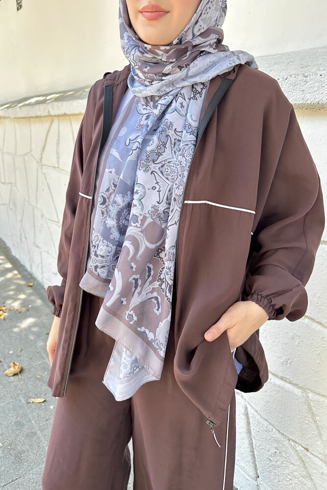 Biyeli Spor Takım - Kahverengi - ALLMİSS (2)