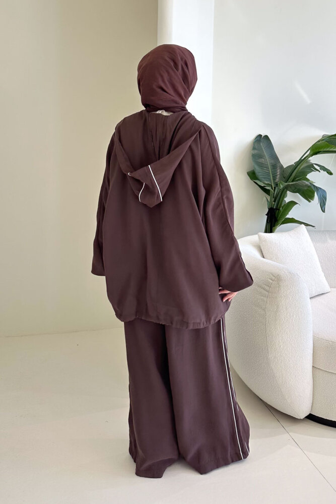 Biyeli Spor Takım - Kahverengi - 6