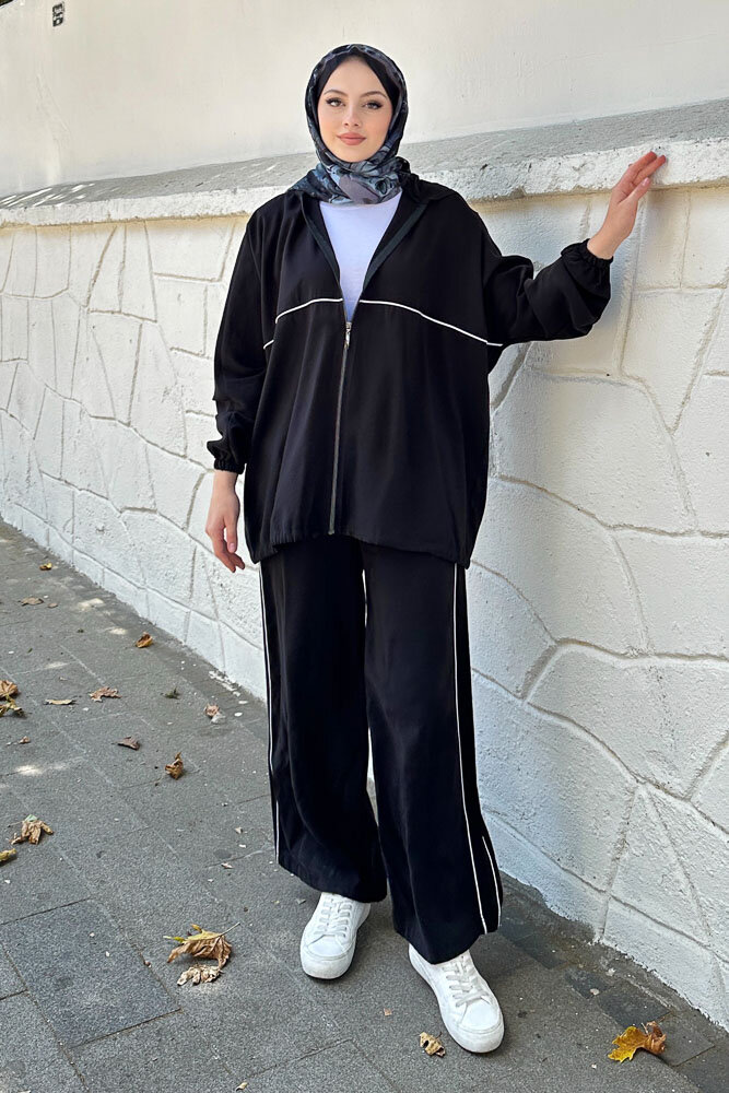 Biyeli Spor Takım - Siyah - 5