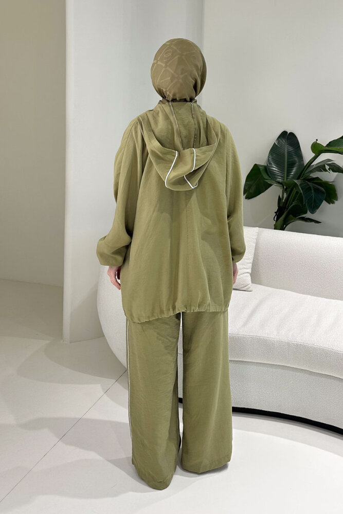 Biyeli Spor Takım - Yağ Yeşili - 8