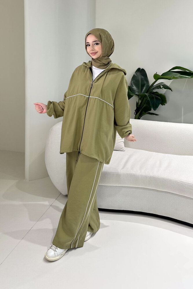 Biyeli Spor Takım - Yağ Yeşili - 6