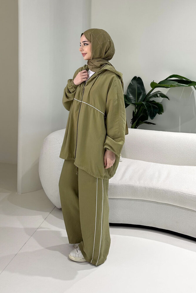 Biyeli Spor Takım - Yağ Yeşili - 1