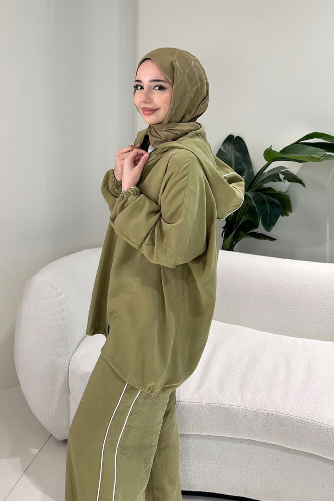 Biyeli Spor Takım - Yağ Yeşili - 7