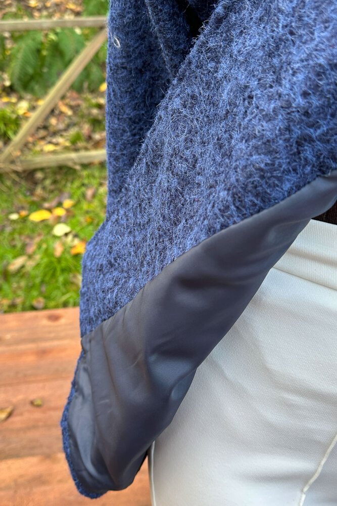 Breezee Peluş Ceket - Lacivert - 8