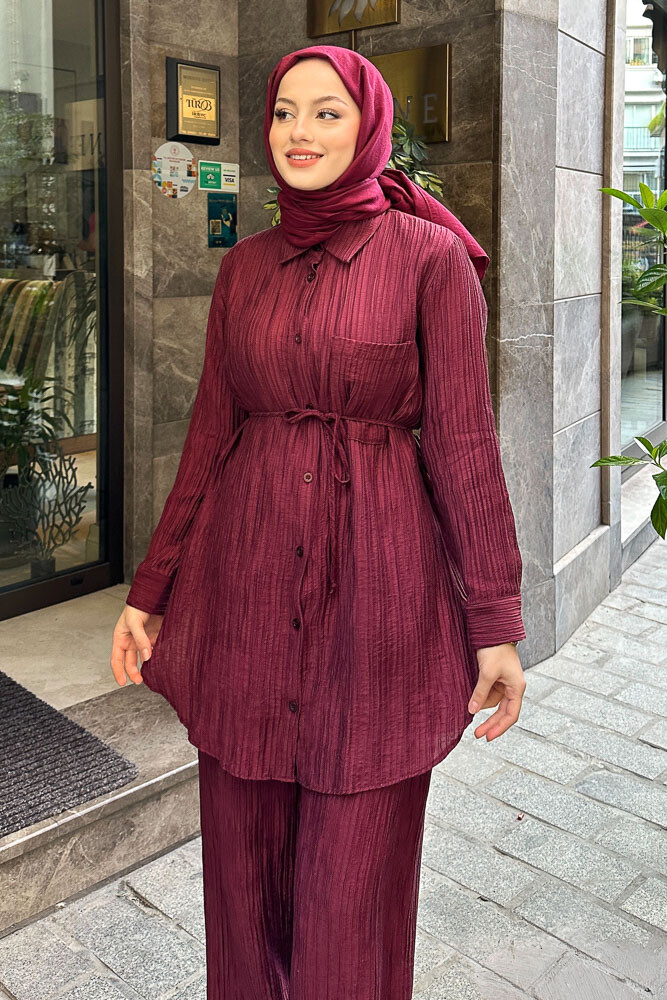 Callista Piliseli Takım - Mürdüm - 4