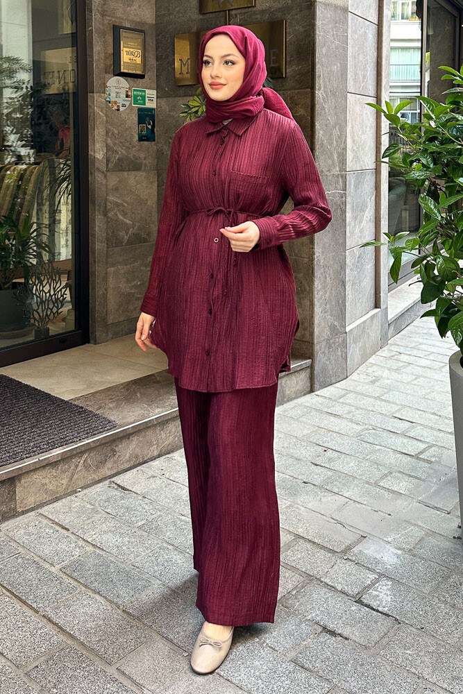 Callista Piliseli Takım - Mürdüm - 2