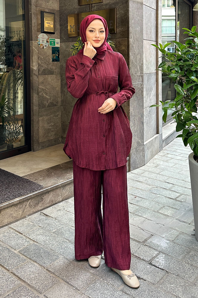 Callista Piliseli Takım - Mürdüm - 8