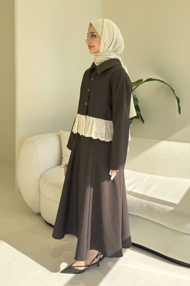 Cavella Brodeli Cupra Takım - Kahverengi - 6