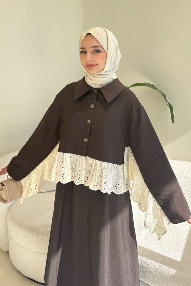 Cavella Brodeli Cupra Takım - Kahverengi - 7