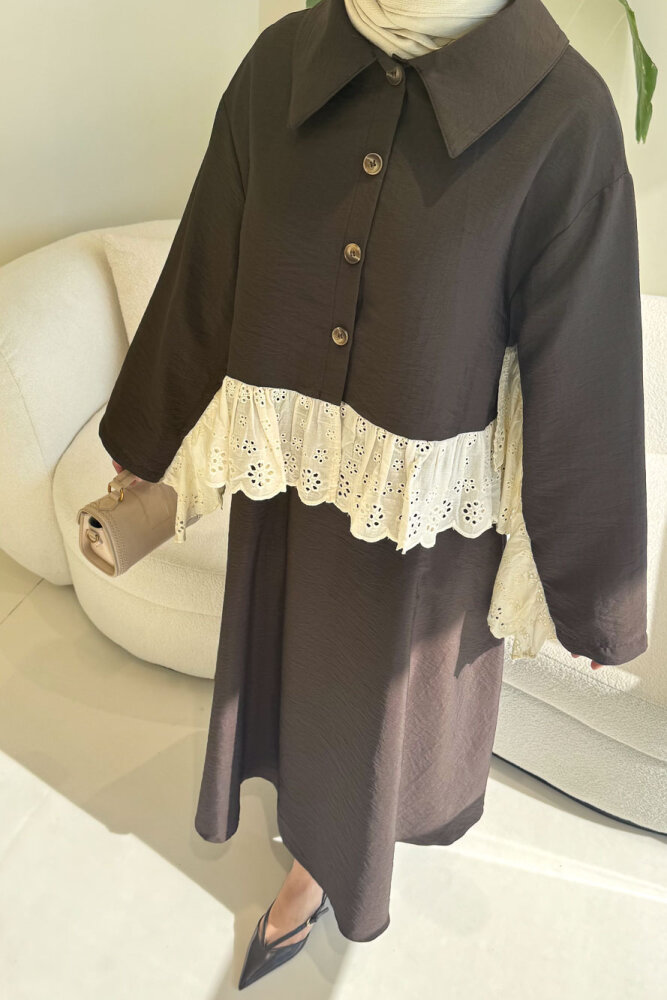 Cavella Brodeli Cupra Takım - Kahverengi - 9