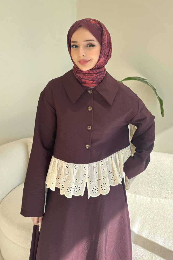 Cavella Brodeli Cupra Takım - Mürdüm - 6