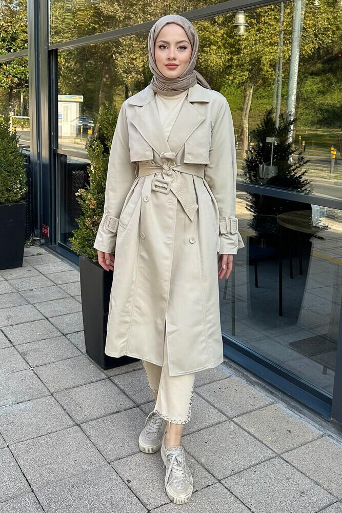 Clara Trençkot - Bej - HENZA (3)