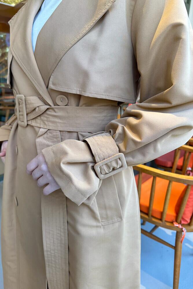 Clara Trençkot - Camel - HENZA (5)