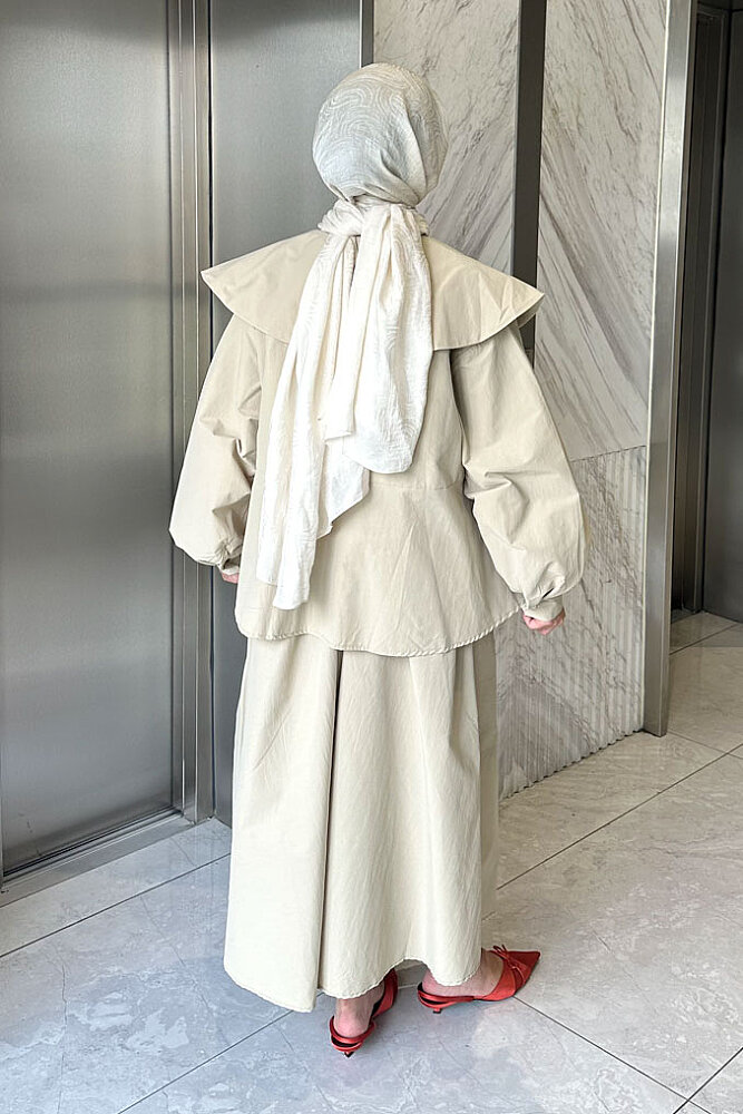 Colette Bebe Yaka Bağlamalı Takım - Bej - ENMA (5)