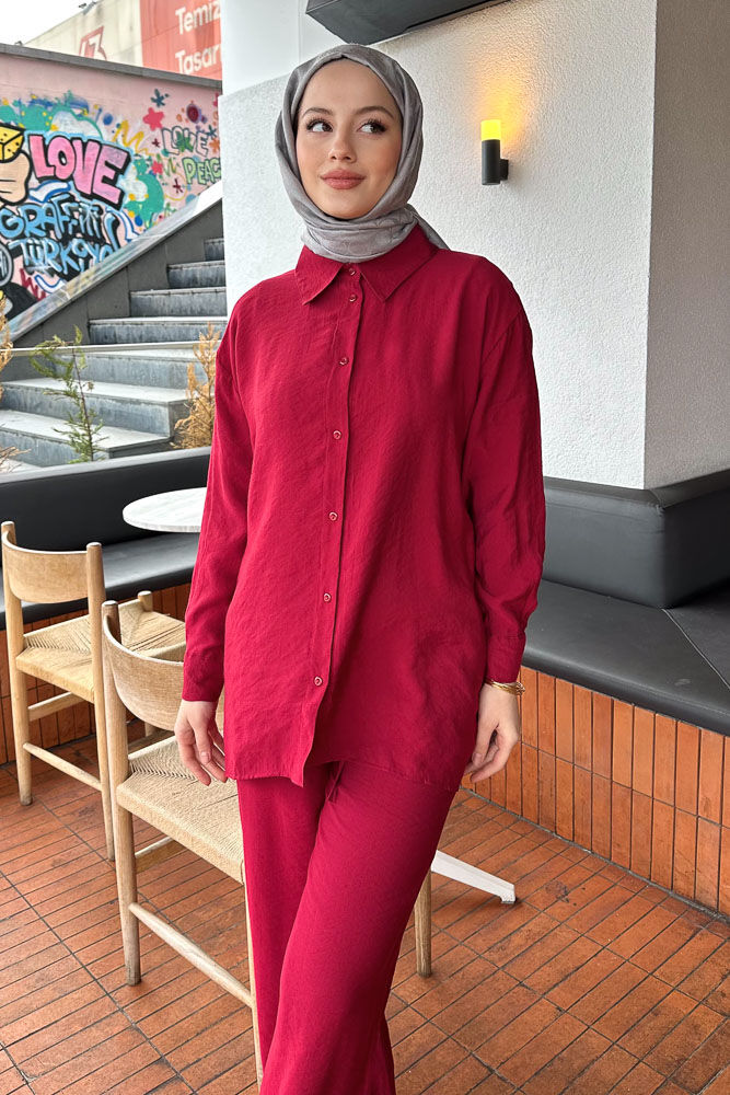 Creek Arkadan Bağlamalı Takım - Kırmızı - ENMA (1)