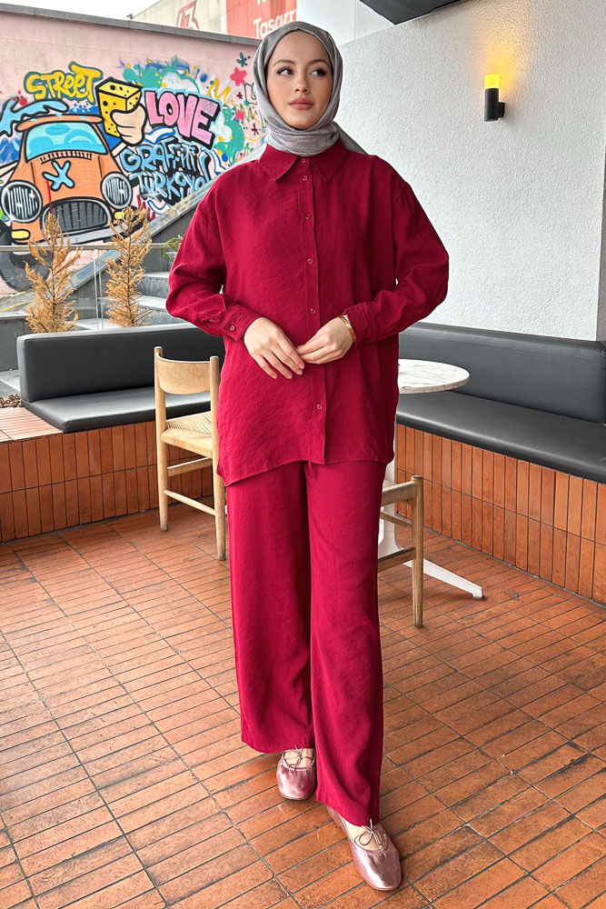 Creek Arkadan Bağlamalı Takım - Kırmızı - ENMA (3)