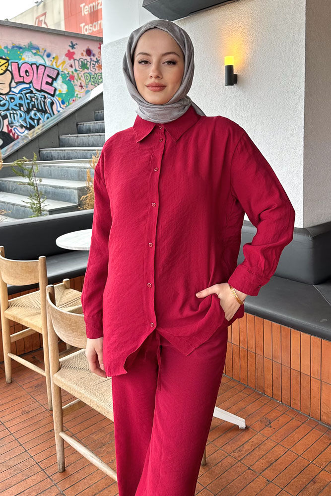 Creek Arkadan Bağlamalı Takım - Kırmızı - ENMA (2)