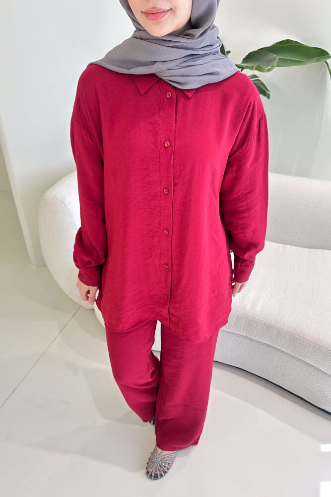 Creek Arkadan Bağlamalı Takım - Kırmızı - ENMA (5)