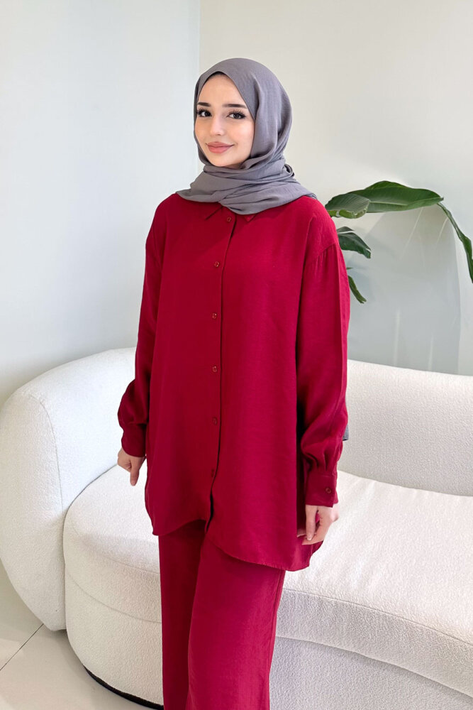 Creek Arkadan Bağlamalı Takım - Kırmızı - ENMA (4)