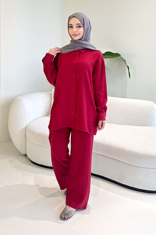 Creek Arkadan Bağlamalı Takım - Kırmızı - ENMA (1)