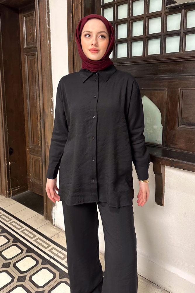 Creek Arkadan Bağlamalı Takım - Siyah - ENMA (1)