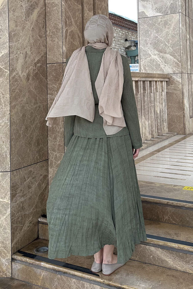 Dave Ceketli Etekli Takım - Haki - LİNE (5)