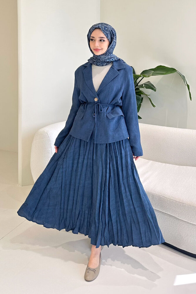 Dave Ceketli Etekli Takım - Mavi - LİNE (0)