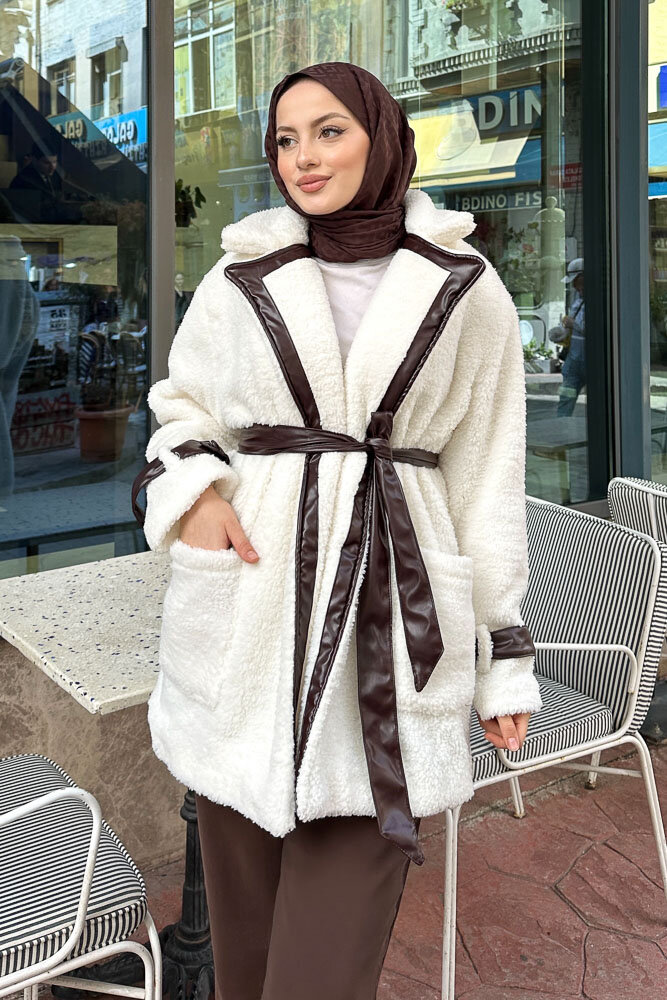 Deri Garnili Velsoft Mont - Kahverengi - HENZA (5)